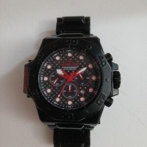 Invicta Black Chronograph Watch